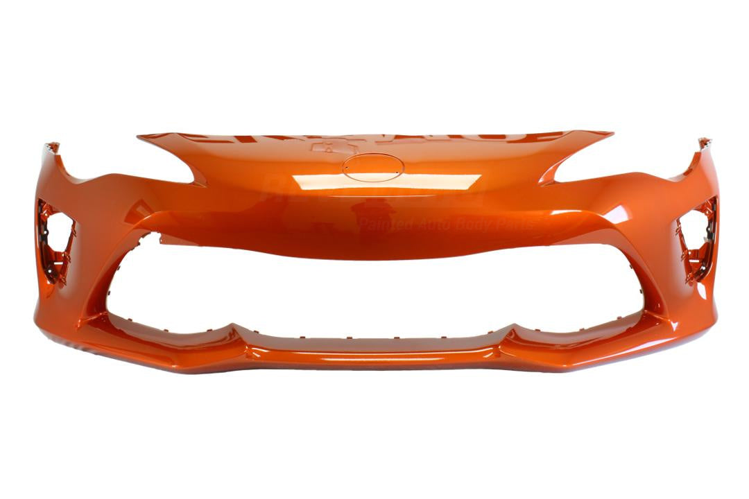 2017-2020 Toyota 86 Front Bumper Painted Hot Lava Metallic (H8R) SU00306828 ReveMoto Painted Auto Parts Replacement 