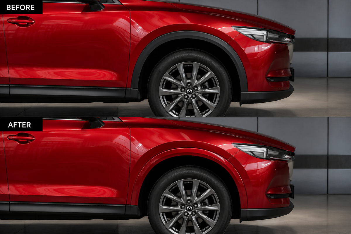 2017-2021 Mazda CX-5 painted fender flares conversion kit OEM fitment