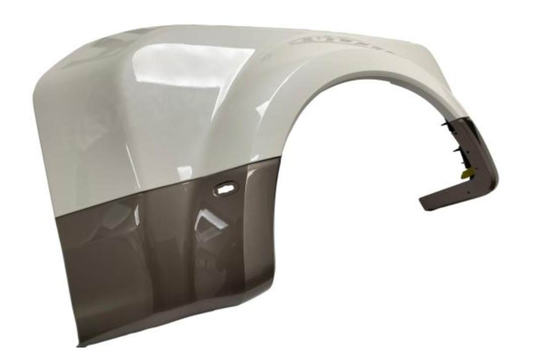 2017-2022 Ford F250 Rear Quarter Panel Painted (8 Foot Box), 2 Tone White Platinum Pearl (UG)/Stone Gray Metallic (D1) HC3Z16313APTM