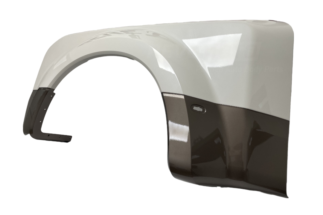 2017-2022 Ford F250 Rear Quarter Panel Painted (8 Foot Box), 2 Tone White Platinum Pearl (UG)/Stone Gray Metallic (D1) HC3Z16313APTM