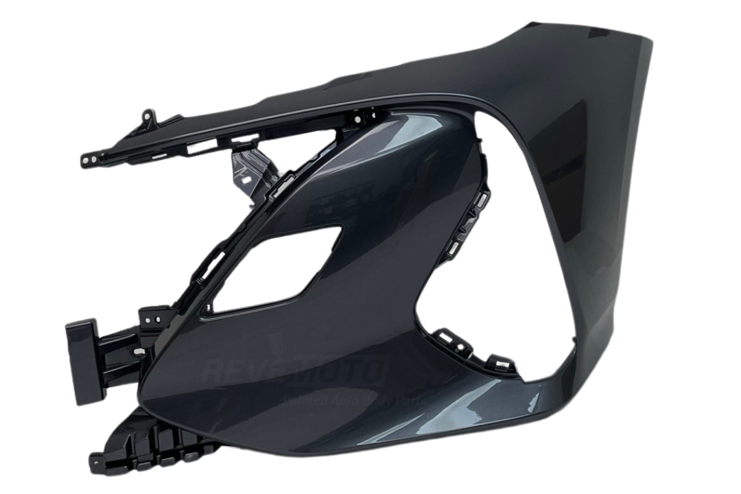 2017-2022 Toyota Prius Prime Front Bumper Extension Painted Magnetic Gray Metallic (1G3) 5211347901 ReveMoto Painted Auto Body Parts