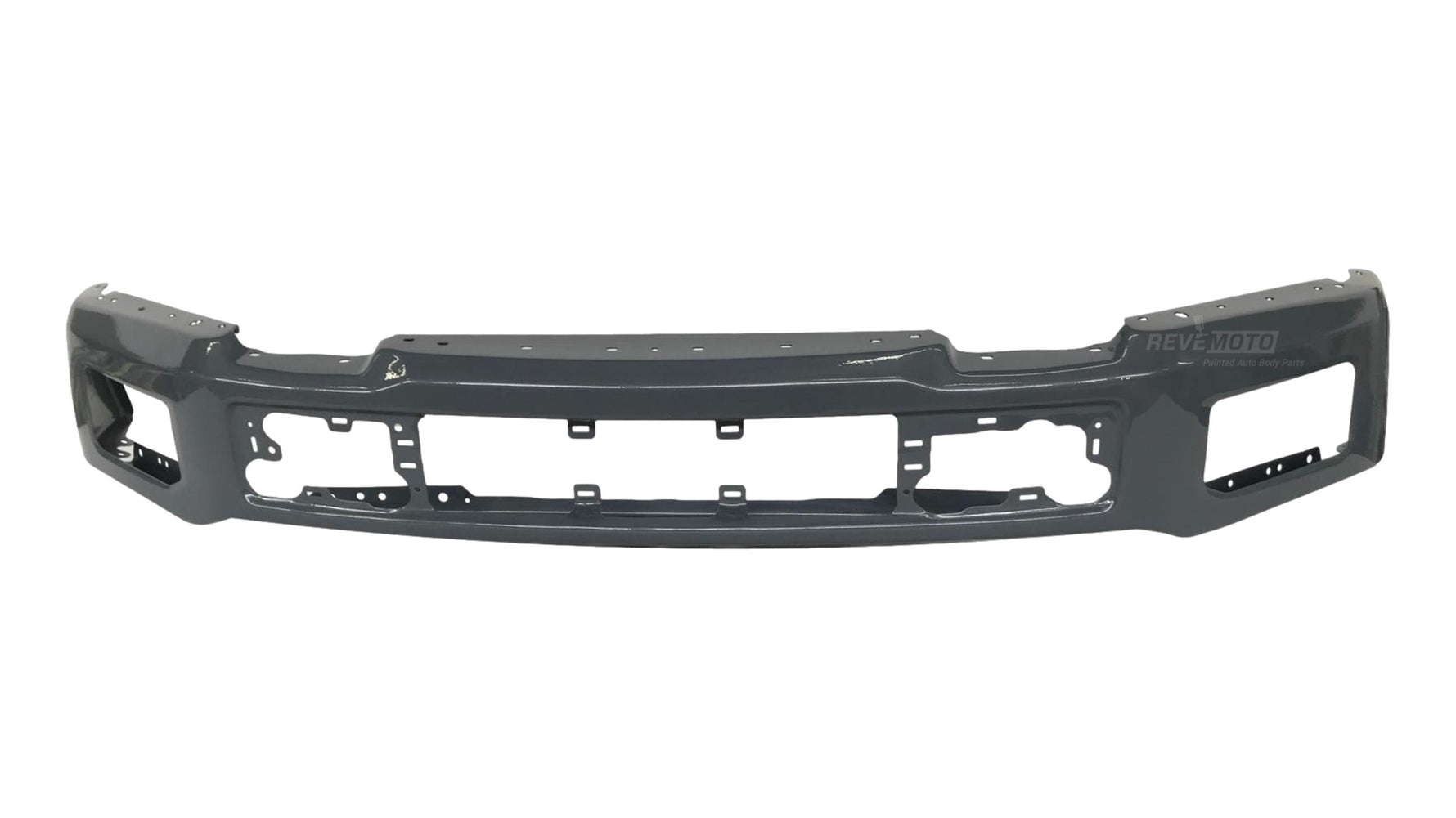 19156 2018-2020 Ford F150 Front Bumper Face Bar Painted Abyss Gray Metallic (ME) WITH_ Fog Light Hole JL3Z17757EAPTM FO1002429