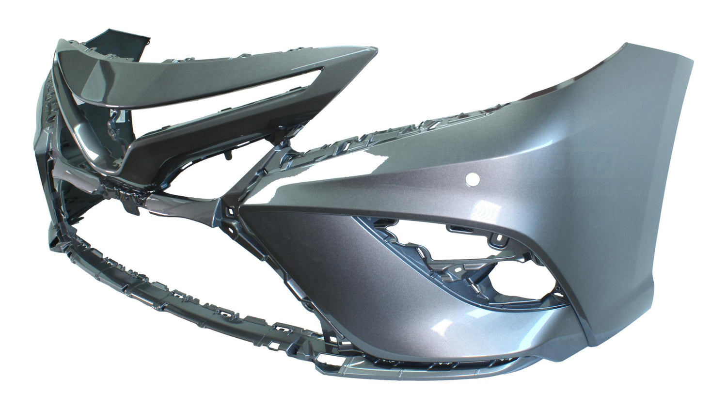 2018-2020 Toyota Camry Front Bumper Painted (SE/XSE Models) Predawn Grey Mica (1H1) 521190X939 TO1000441 ReveMoto Painted Auto Parts Replacement 