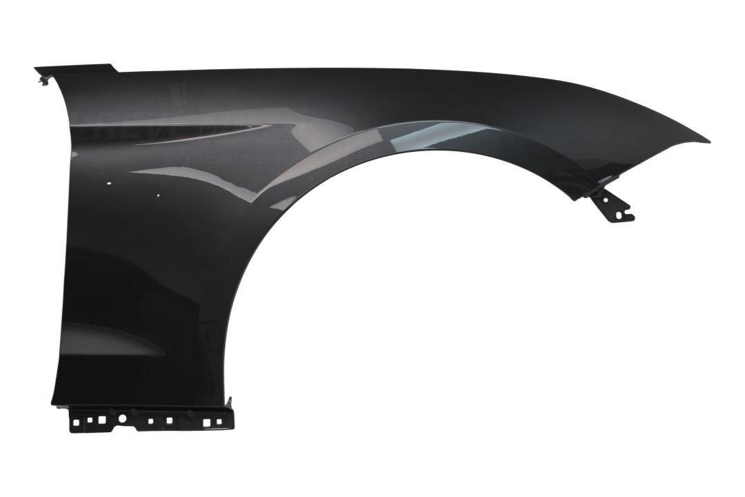 2018-2021 Ford Mustang Fender Painted Magnetic Metallic (J7) Right, Passenger-Side JR3Z16005 FO1241319 ReveMoto Painted Auto Parts Replacement
