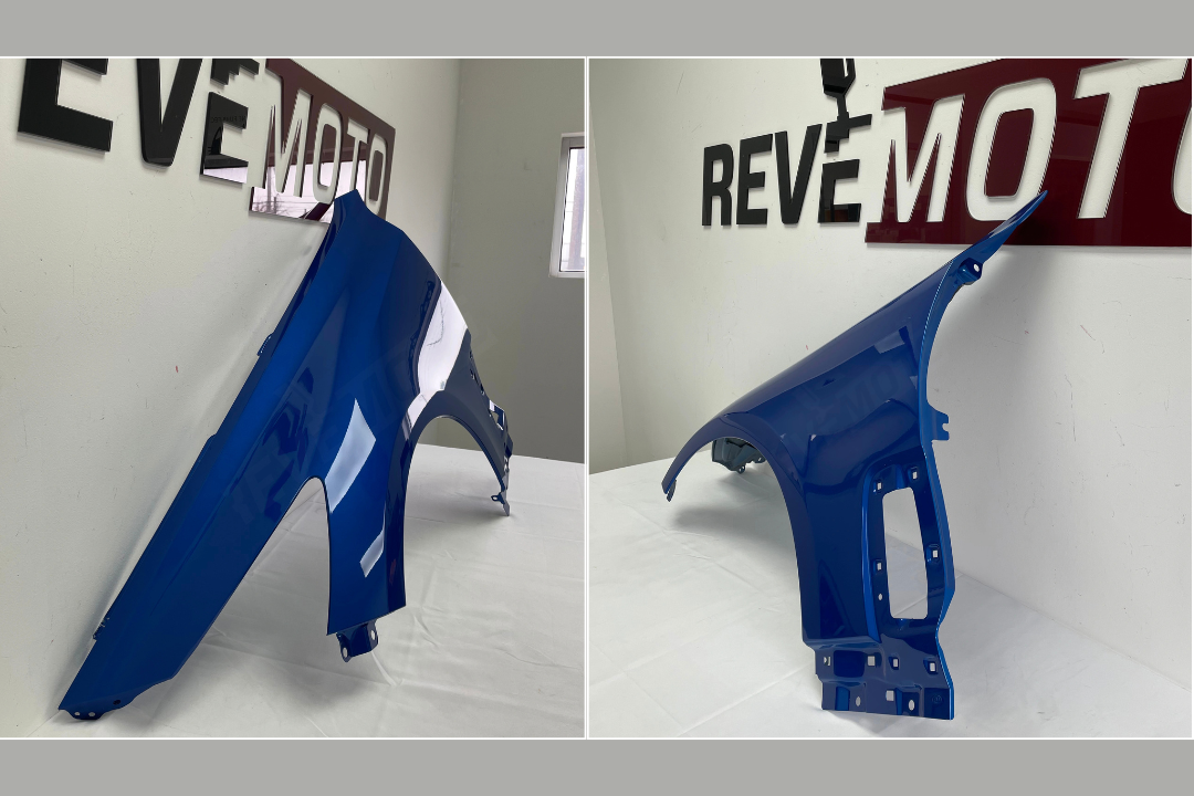 31293 - 2018-2023 Kia Stinger Fender Painted Left, Driver-Side Micro Blue Metallic (M6B) 66310J5001 