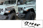 2018-2025 Jeep Wrangler Fender Flares to Painted-to-Match Fender Flares Conversion