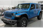 2018-2025 Jeep Wrangler Painted to Match Fender Flares Conversion 
Set of 4 Hydro Blue Metallic (PBJ) 82215741AD