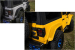 2018-2026 Jeep Wrangler JL to Rugged Ridge Max-Terrain painted-to-match fender flares school bus yellow (pl1)