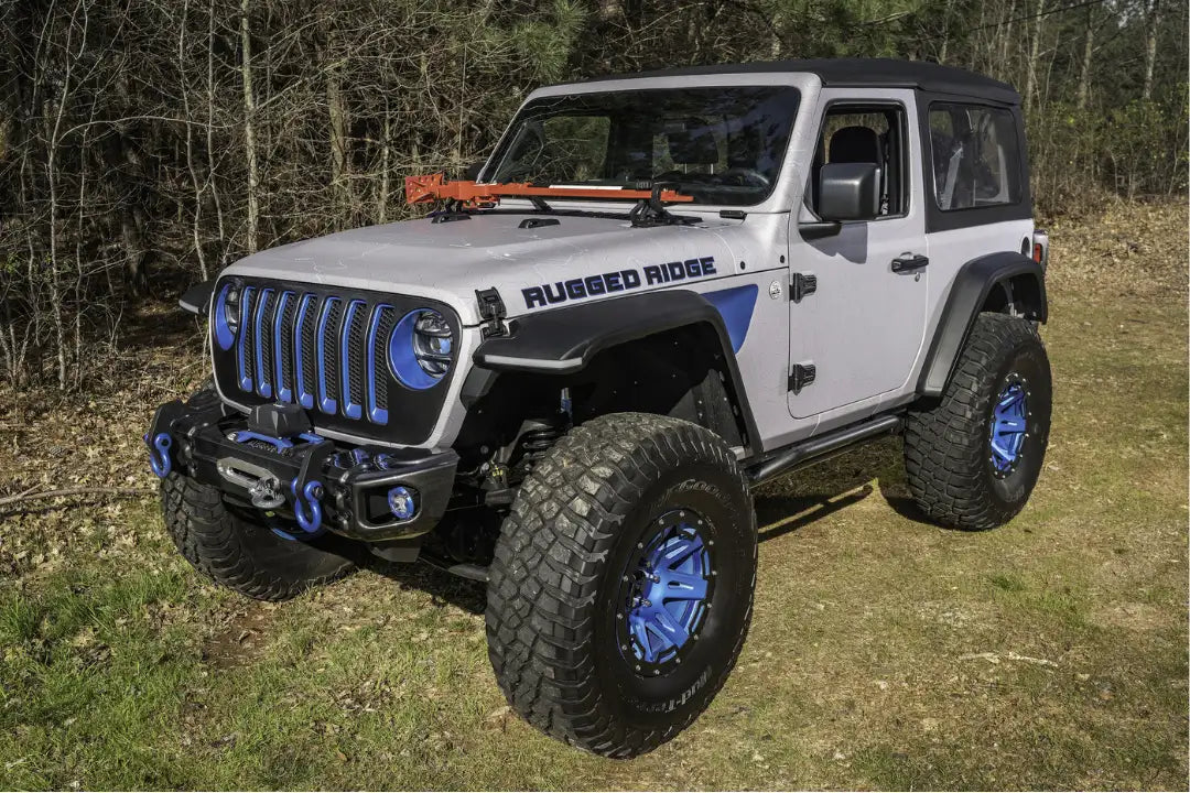 2018-2026 Jeep Wrangler JL to Rugged Ridge Max-Terrain unpainted fender flares