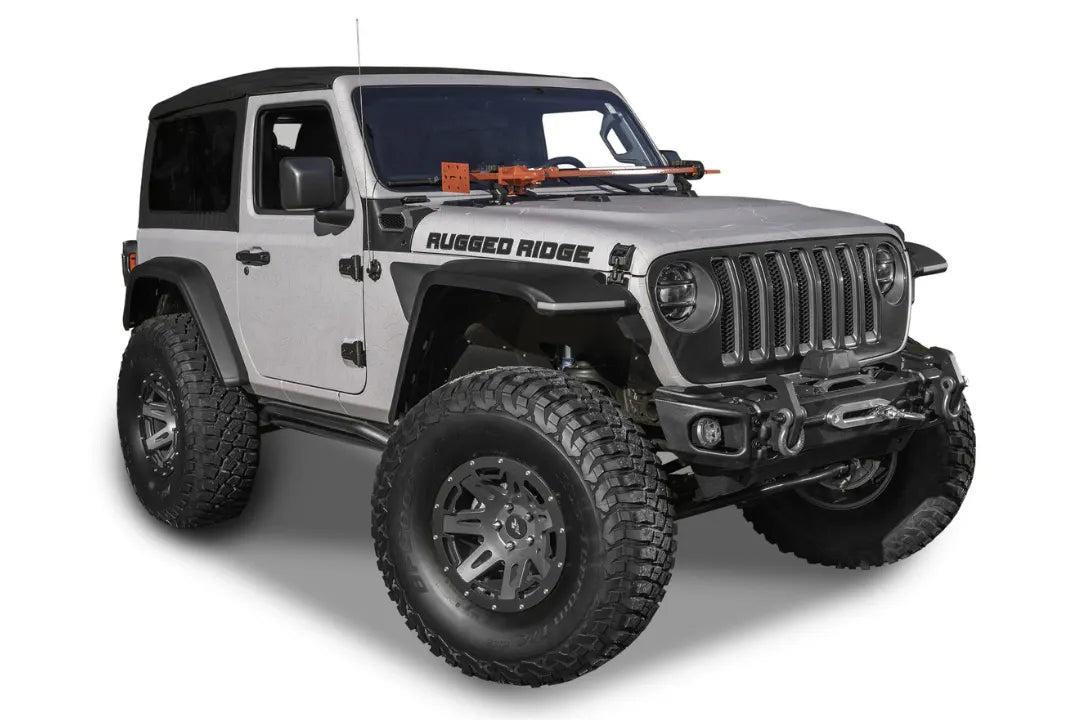 2018-2026 Jeep Wrangler JL to Rugged Ridge Max-Terrain unpainted fender flares