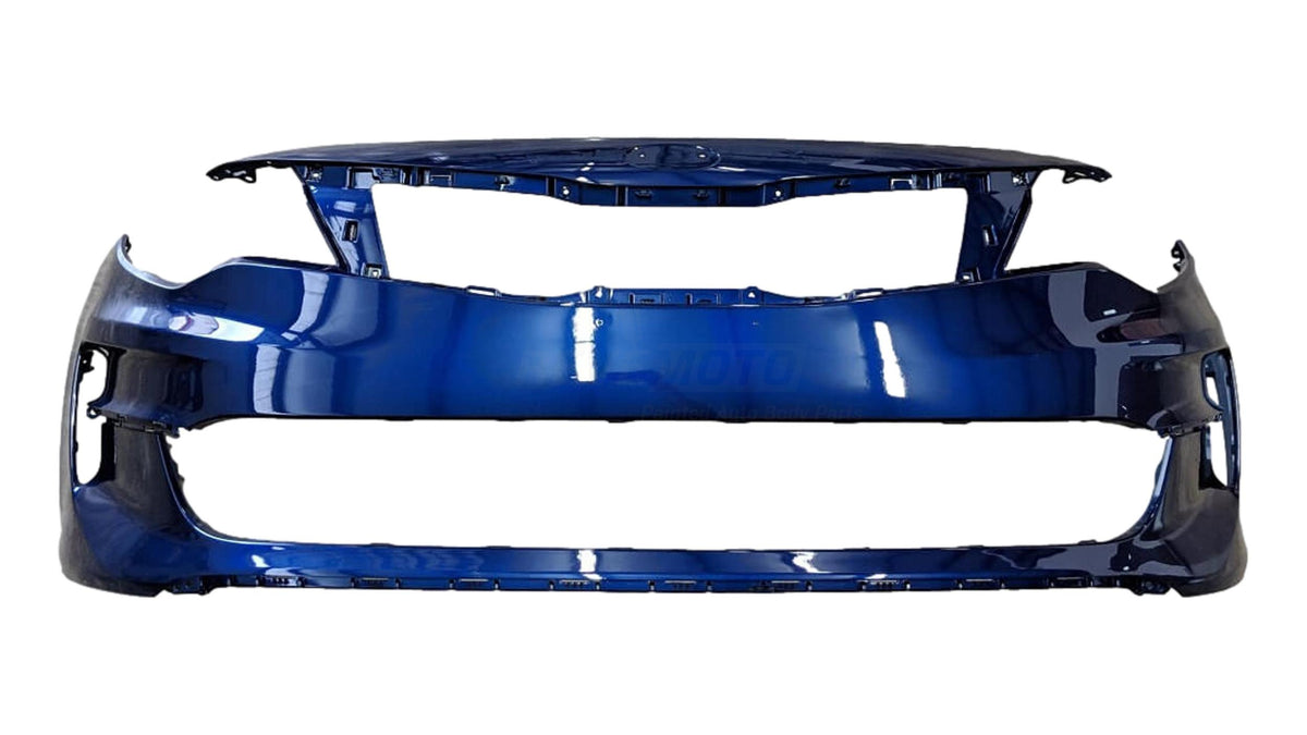 Painted Front Bumper Cover for 2016-2018 Kia Optima (USA Built; EX/LX) Blue Metallic (M5U) 86511D5000 KI100018