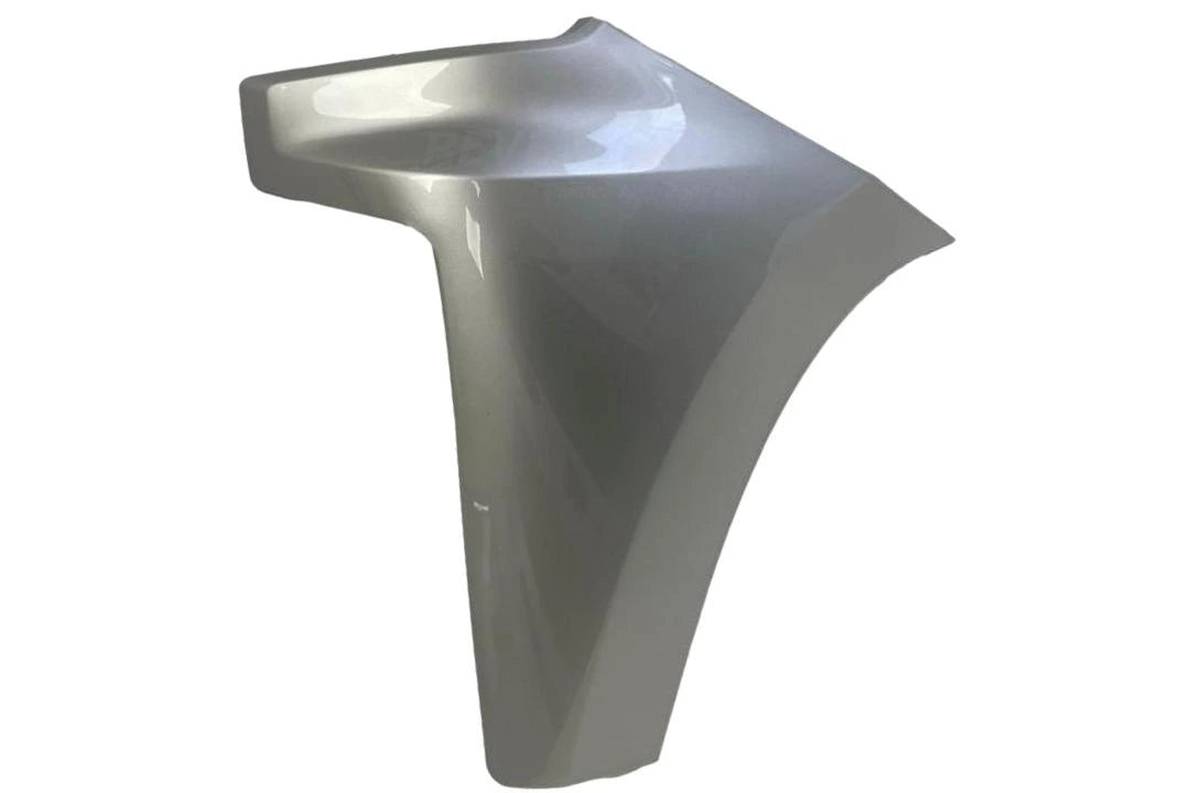 2019-2022 Chevrolet Chevy Silverado Front Bumper End Cap Extension Painted (Driver-Side | Mexico Built) Switchblade Silver Metallic (WA636R) 84934129 GM1016111 ReveMoto Painted Auto Parts Replacement