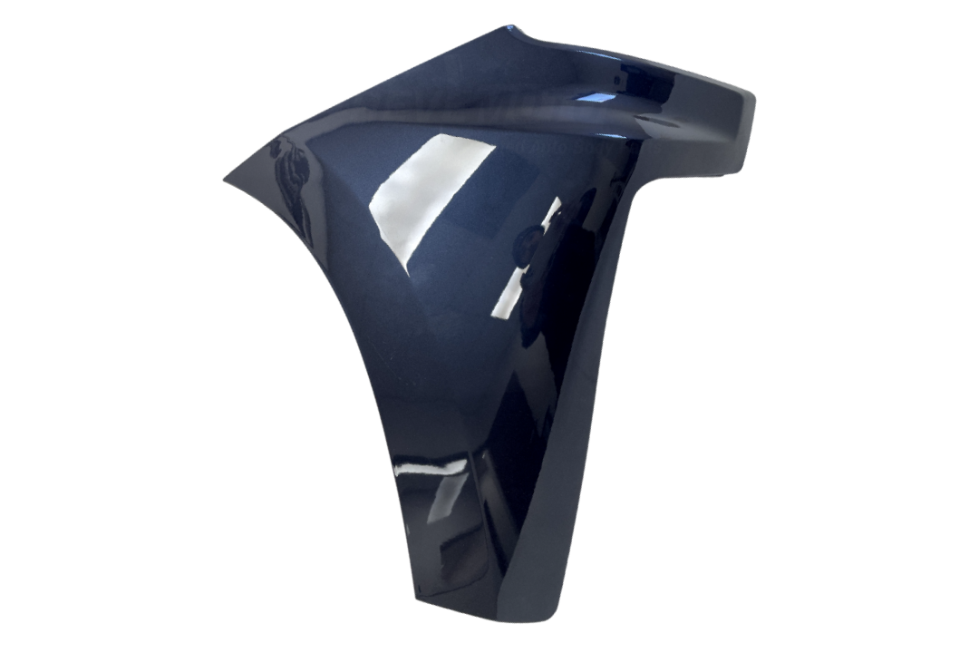 2019-2022 Chevrolet Silverado Front Bumper End Cap Extension Painted Blue Steel Metallic (WA424C) 84658018 GM1017110 ReveMoto Painted Auto Parts Replacement