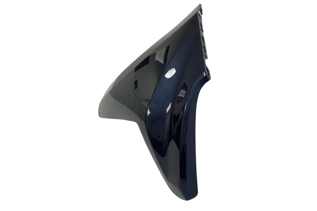 2019-2022 Chevrolet Silverado Front Bumper End Cap Extension Painted Blue Steel Metallic (WA424C) 84658018 GM1017110 ReveMoto Painted Auto Parts Replacement