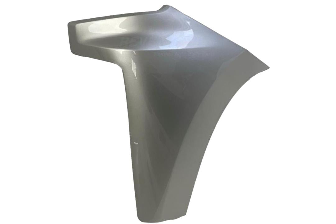 2019-2022 Chevrolet Silverado Front Bumper End Cap Extension Painted (Driver-Side | Mexico Built) Switchblade Silver Metallic (WA636R) 84934129 GM1016111 ReveMoto Painted Auto Parts Replacement