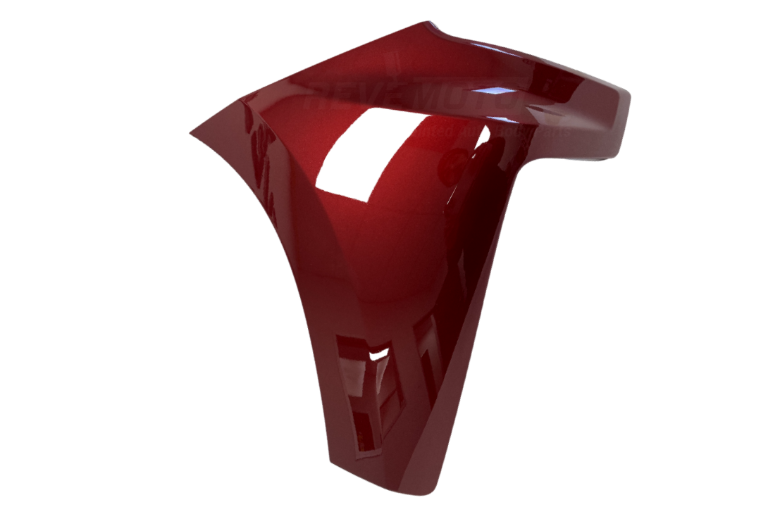 2019-2022 Chevrolet Silverado Front Bumper End Cap Extension Painted Glory Red Metallic 2 (WA434B) 84658018 GM1017110 ReveMoto Painted Auto Parts Replacement