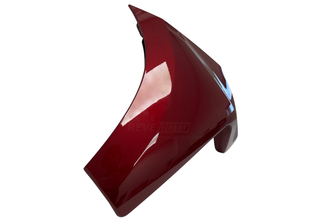 2019-2022 Chevrolet Silverado Front Bumper End Cap Extension Painted Glory Red Metallic 2 (WA434B) 84658018 GM1017110 ReveMoto Painted Auto Parts Replacement