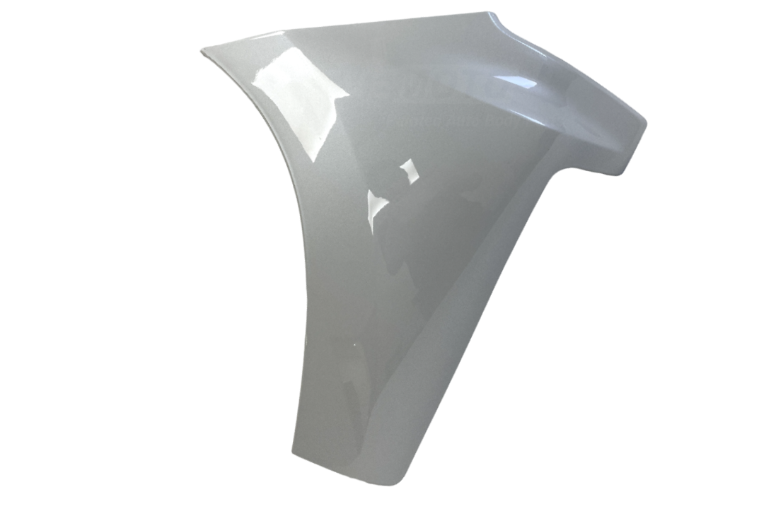Painted Front Bumper End Cap Extension for 2019-2022 Chevrolet Silverado (Passenger-Side | Mexico Built) Abalone White Pearl (WA140X) 84658122 84934130 GM1017111 ReveMoto Painted Auto Parts Replacement