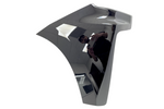 Painted Front Bumper End Cap Extension for 2019-2022 Chevrolet Silverado (Passenger-Side | Mexico Built) Black (WA8555) 84658122 84934130 GM1017111 ReveMoto Painted Auto Parts Replacement