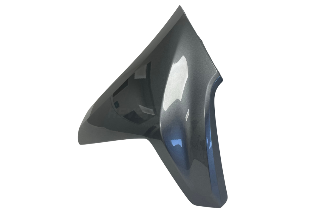 2019-2022 Chevrolet Silverado Front Bumper End Cap Extension Painted (Passenger-Side | US Built) Satin Steel Gray Metallic (WA464C) 84658018 GM1017110 ReveMoto Painted Auto Parts Replacement