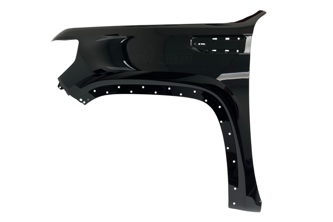2019-2025 GMC Sierra Fender Painted (1500 | Aftermarket) Black (WA8555) 84496744 GM1240413 ReveMoto Painted Auto Parts Replacement 