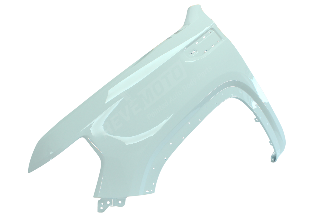 2019-2025 GMC Sierra Fender Painted (1500 | OEM) Olympic White (WA8624) 84496744 GM1240413 ReveMoto Painted Auto Parts Replacement 