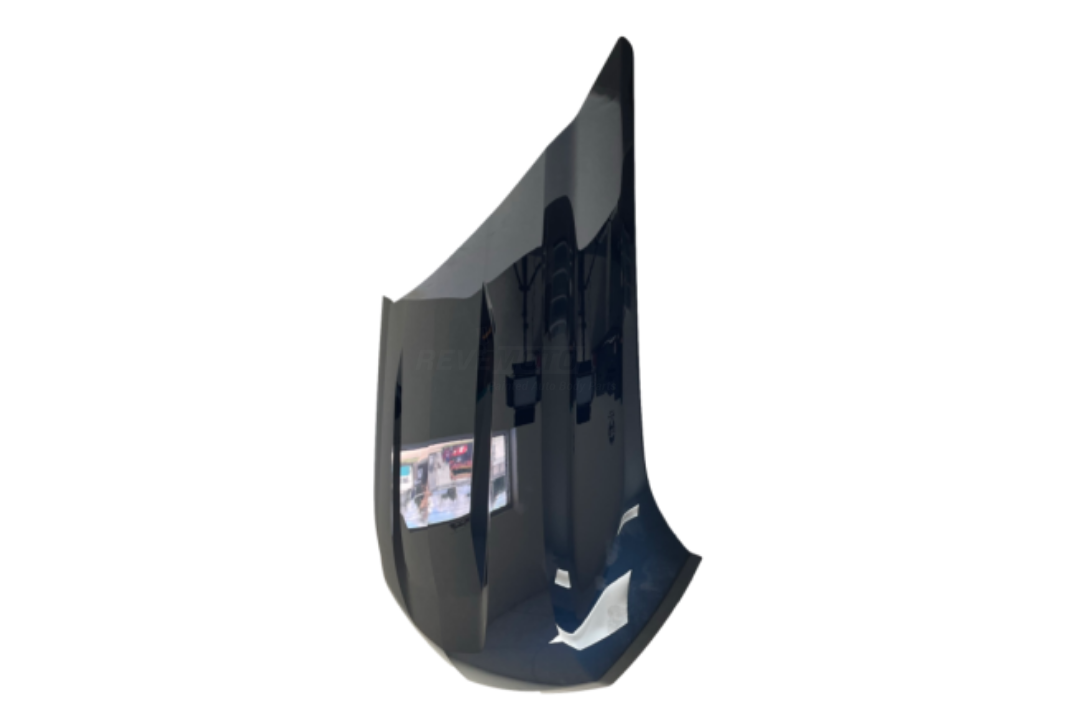 Painted Hood for 2019-2025 Chevrolet Silverado (1500) Black (WA8555) 84610675 GM1230475 ReveMoto Painted Auto Body Parts Replacement