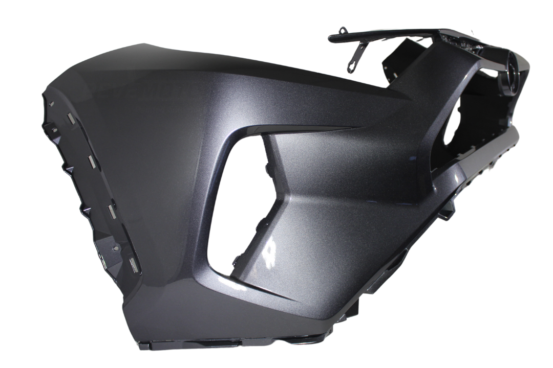 2019-2024 Toyota RAV4 Front Bumper Painted Magnetic Gray Metallic (1G3) 521190R919 TO1000449 ReveMoto Painted Auto Parts Replacement