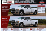 2019-2026 Ram 3500 DRW Painted Fender Flare Conversion (OEM Style | Set of 4) | Painted to Match, Ready to Install