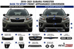 2019–2021 Subaru Forester Base to Sport Front Appearance Conversion Kit | Painted to Match, Ready to Install