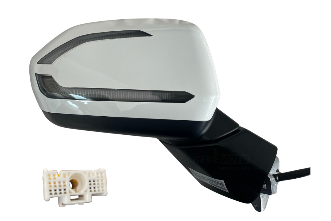 2020-2022 Hyundai Palisade Side View Mirror Painted Hyper White Tricoat (WC9) HY1321276 ReveMoto Painted Auto Parts Replacement 