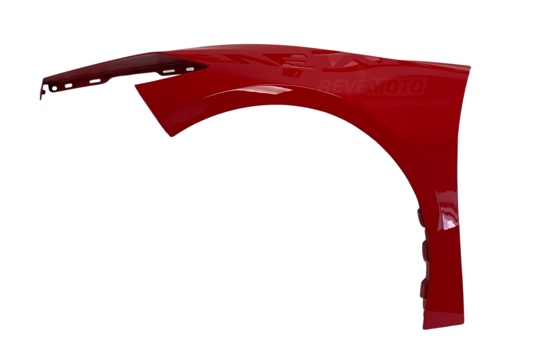 2020-2024 Chevrolet Corvette Fender Painted (Stingray Models) Torch Red (WA9075) 84824879 ReveMoto Painted Auto Parts Replacement