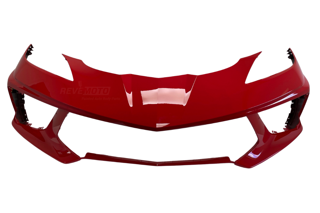 2020-2024 Chevrolet Corvette Front Bumper Painted Torch Red (WA9075) 84925599