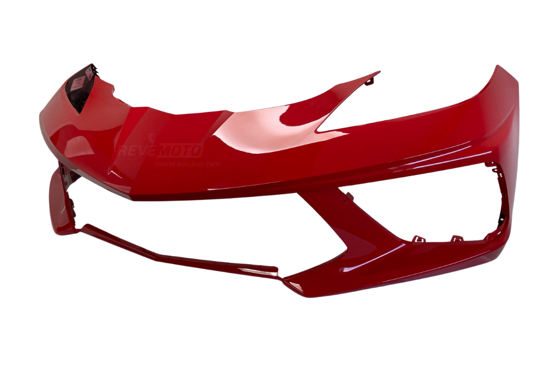 2020-2024 Chevrolet Corvette Front Bumper Painted Torch Red (WA9075) 84925599