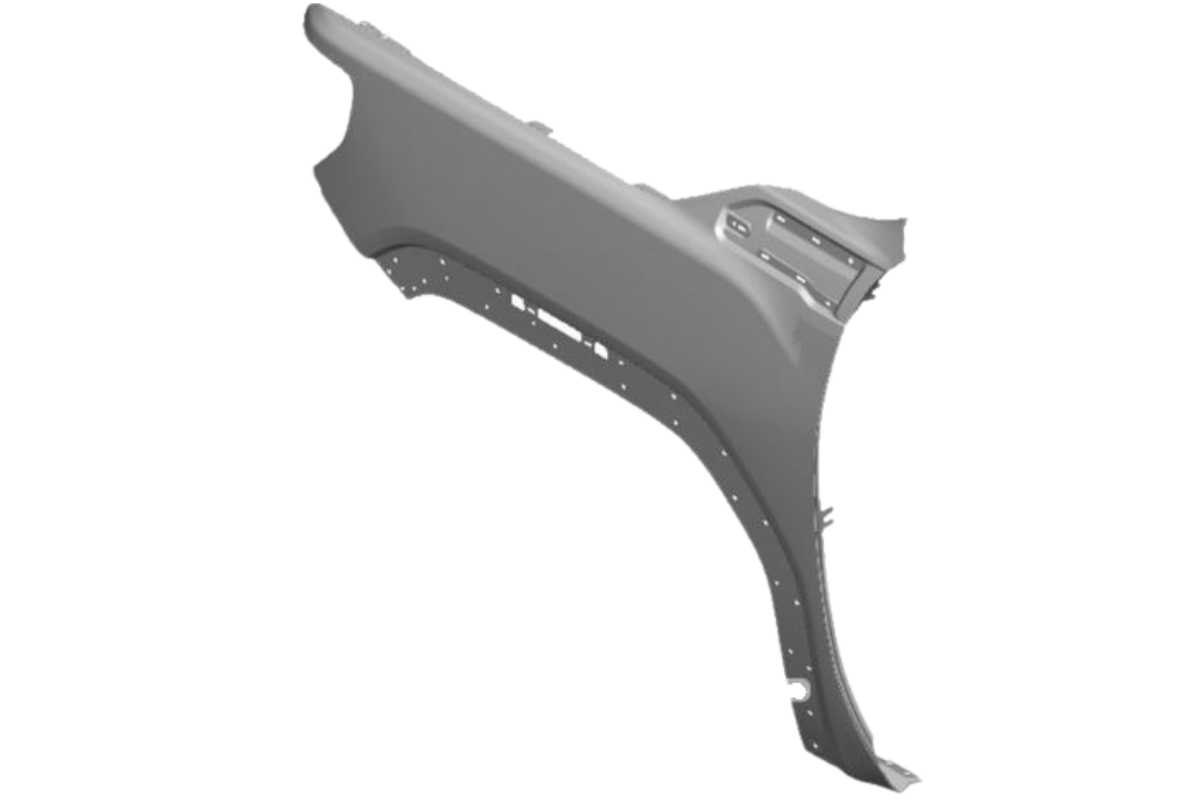 2020-2024 GMC Sierra Fender Painted (2500HD/3500 HD | Driver-Side) 84581168 ReveMoto Painted Auto Parts Replacement 