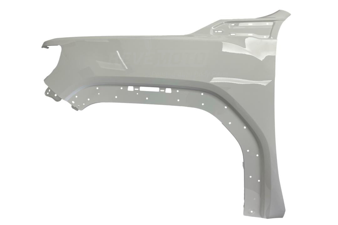 2020-2024 GMC Sierra Fender Painted (2500HD/3500 HD | Driver-Side) Olympic White (WA8624) 84581168 ReveMoto Painted Auto Parts Replacement 