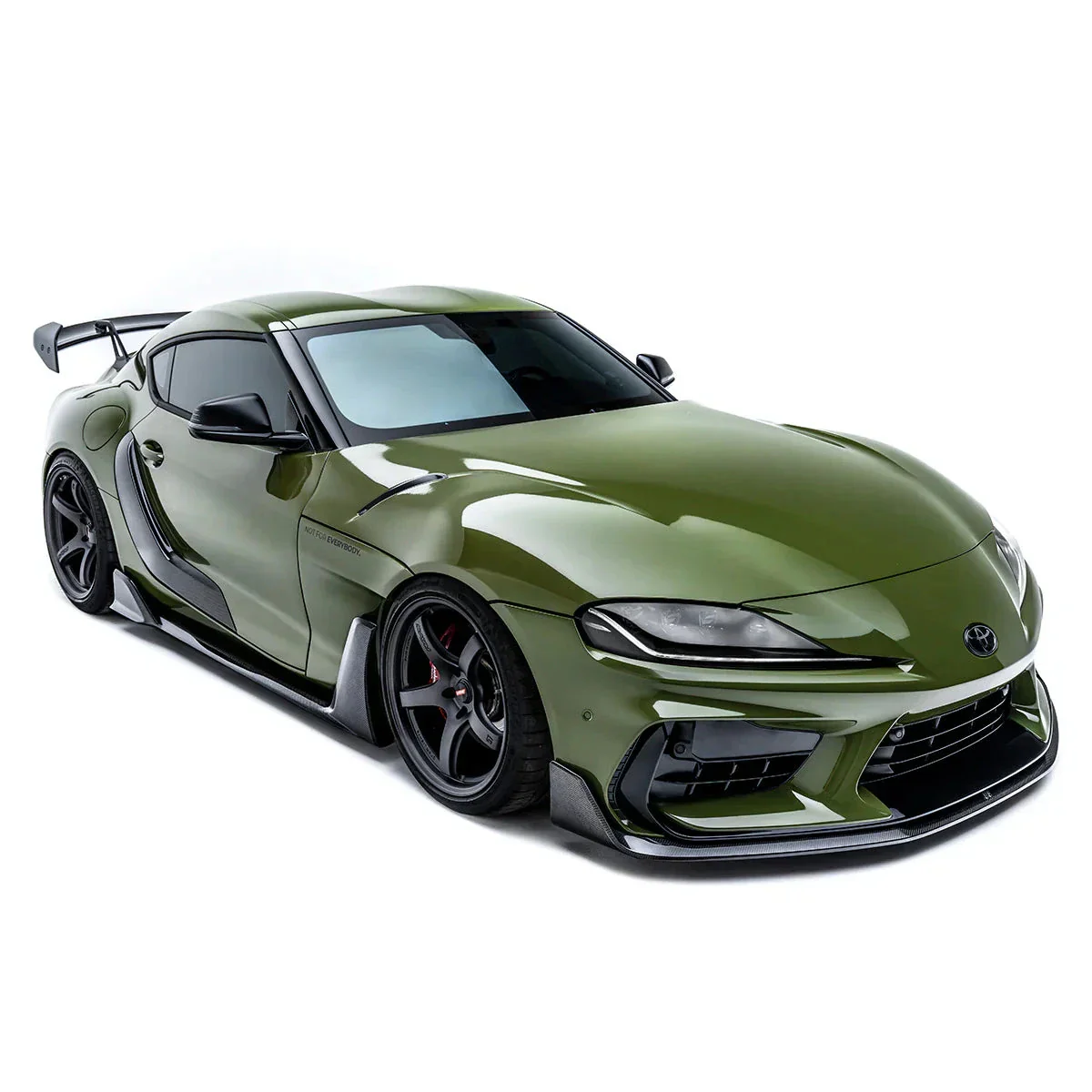 2020-2026 Toyota GR Supra Painted ADRO Facelift Front Bumper Conversion Kit | Painted to Match, Ready to Install - side full view