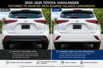 2020–2025 Toyota Highlander Painted Rear Bumper Valance Conversion | Textured to Painted