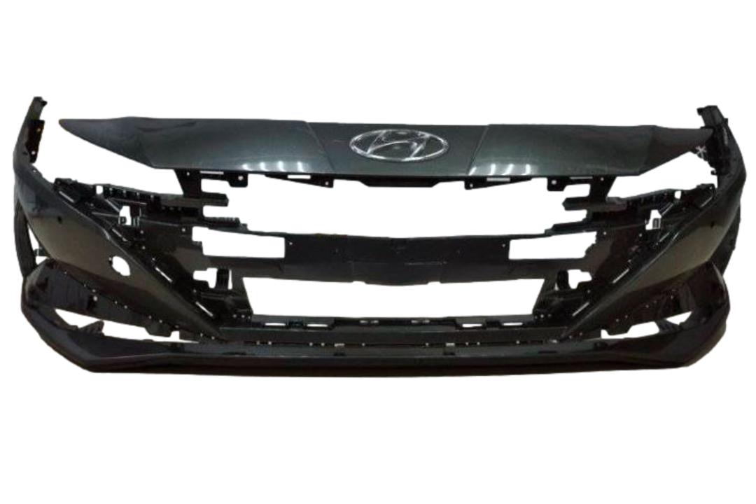 2021-2023 Hyundai Elantra Front Bumper Painted (Limited, Limited Hybrid Models | Korea Built) 86511AA010_HY1000254 ReveMoto Painted Auto Body Parts