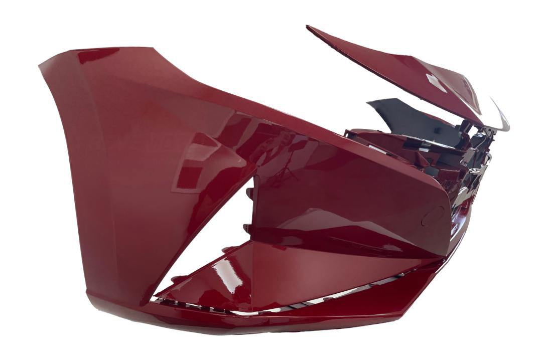 2021-2024 Hyundai Elantra Front Bumper Painted (Blue Hybrid, SE, SEL Models | Korea Built) Scarlet Red Pearl (PR2) 86511AA000_HY1000250 ReveMoto Painted Auto Parts Replacement