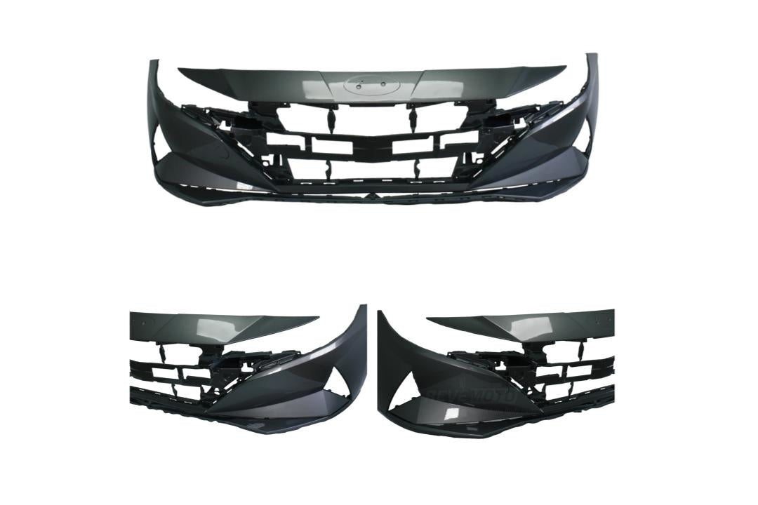 2021-2024 Hyundai Elantra Front Bumper Painted Fluid Metal Metallic (M6T) 86511AA000 HY1000250 ReveMoto Painted Auto Parts Replacement