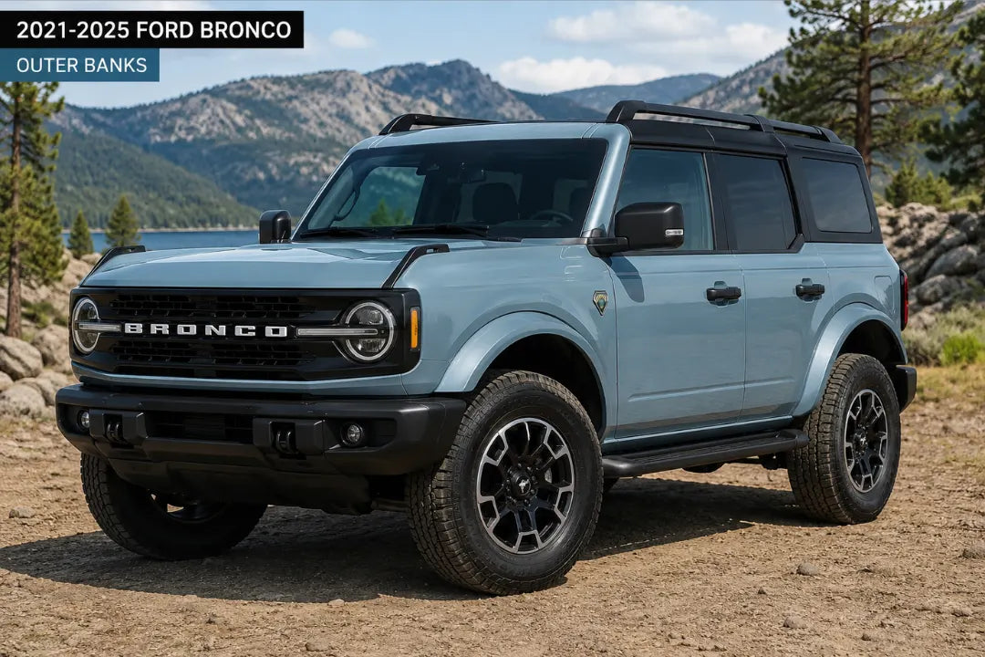 2021-2026 Ford Bronco (Outer Banks) Fender Flare Conversion (OEM | Set of 4) After 