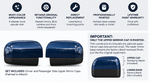 2021-2025 Ford F-150 Painted Side Mirror Cap Conversion Kit (Set of 2) | Painted to Match, Ready to Install