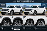 2021-2025 Volkswagen Atlas Painted Fender Flare Conversion (OEM; Set of 4) | Painted to Match, Ready to Install