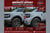 2022-2025 Ford Bronco Raptor Painted Fender Flare Conversion (OEM | Set of 4) | Painted to Match, Ready to Install - Azure Gray Pearl (G4) Before and After Image