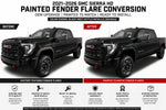 2021-2026 GMC Sierra Painted Fender Flare Conversion (OEM; 2500HD/3500HD | WITHOUT: Flex, 6.6L V8; Set of 4) | Painted to Match, Ready to Install