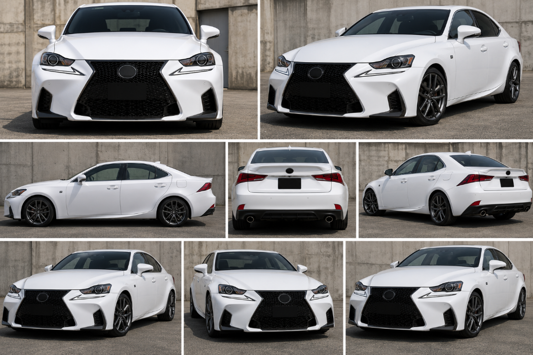 2017-2020 Lexus IS250 / IS300 / IS350 to 2021-2025 Lexus IS F-SPORT Style Painted Front Bumper Conversion Kit | Painted to Match, Ready-to-Install