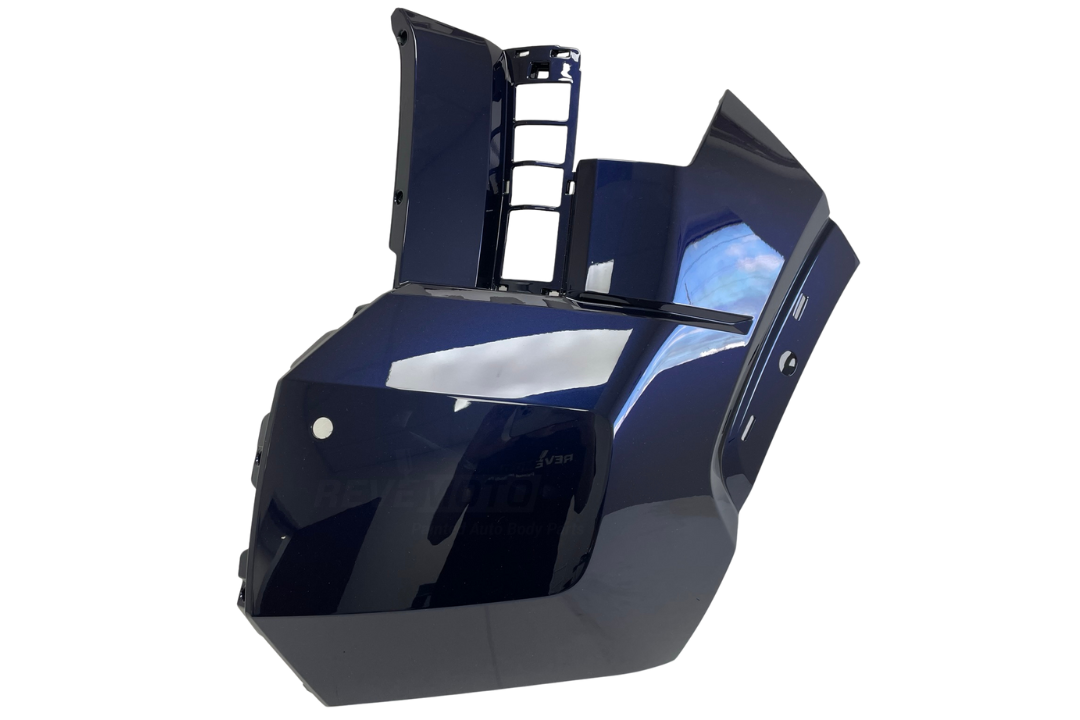 2022-2025 Toyota Tundra Front Bumper End Cap Painted Dark Blue Mica (8X8) 521130C910 TO1016105 ReveMoto Painted Auto Parts Replacement 