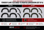 2022-2026 Nissan Pathfinder Painted Fender Flare Conversion (Set of 6) | OEM-Style Body Color Wheel Arch Trim | Painted to Match | ReveMoto 