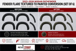 2022-2026 Nissan Pathfinder Painted Fender Flare Conversion (Set of 6) | OEM-Style Body Color Wheel Arch Trim | Painted to Match | ReveMoto 